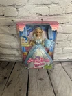 Vtg 1998 Mattel Sleeping Beauty Barbie Fashion Doll Musical Pillow Blonde Hair