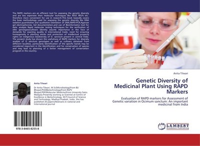 Genetic Diversity of Medicinal Plant Using RAPD Markers Anita Tilwari