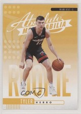 2019-20 Panini Absolute Memorabilia Rookies Yellow Tyler Herro #12 uk2