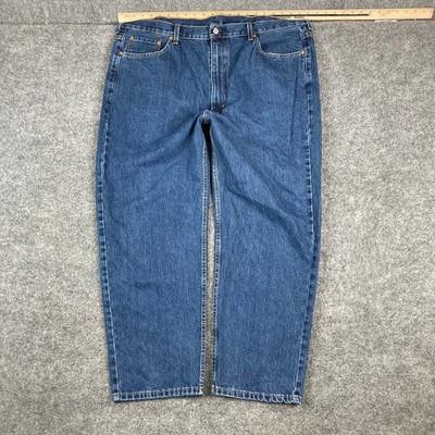 Levis 550 Jeans Mens W44 L30 Blue Relaxed Fit Tapered Leg Denim