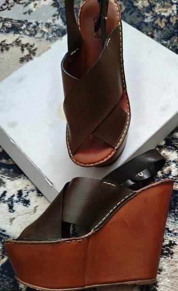 Women Chloé Heels Khaki 37.5