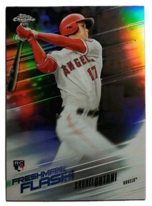 2018 Topps Chrome Shohei Ohtani Freshman Flash RC Refractor FF-1 Dodgers