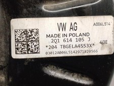 2Q1614105J bremskraftverstärker 5401824 SEAT IBIZA V KJ1 KJG 1.6 TDI 2017