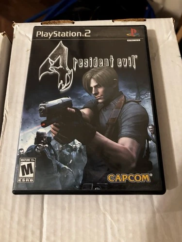Resident Evil 4 Capcom PlayStation 2 *Game Tested Great  Condition