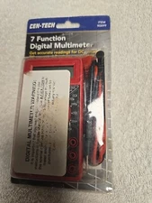 New Cen-Tech 7 Function Digital Multimeter 90899Electrical Test Meter 