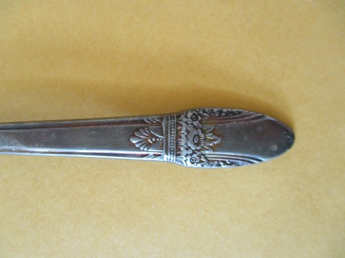 VINTAGE 1847 ROGERS VERSILBERTE ANTIKE GABEL - Bild 3 von 6