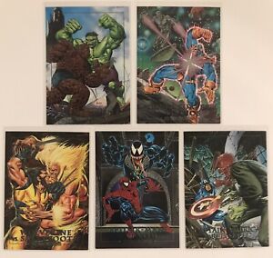1992 Marvel Masterpieces Both Insert Sets Battle Spectra And Lost Ladies
