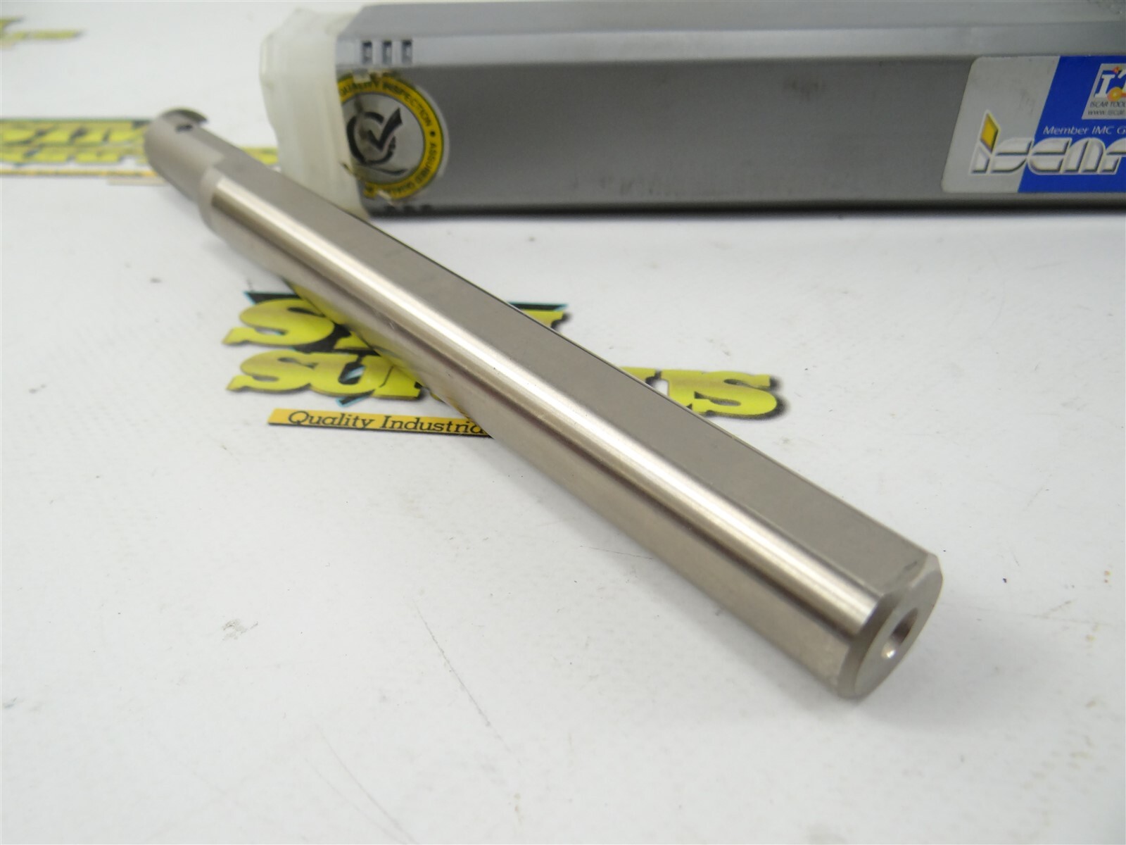 NEW ISCAR INDEXABLE GROOVING BAR 19MM SHANK GHIR193 COOLANT THRU + NEW INSERTS