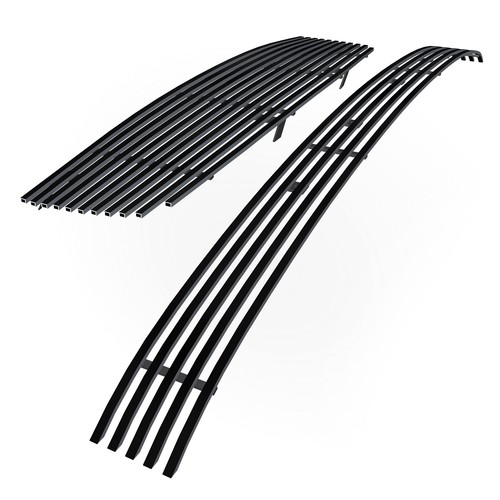 Fits 2004-2006 Nissan Maxima Stainless Black Billet Grille Grill Insert Combo - Picture 2 of 7