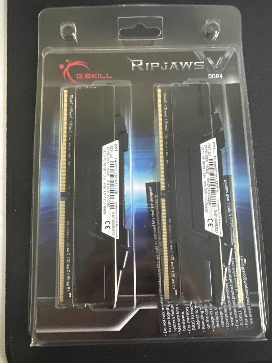 Ripjaws V x 16GB DDR4-3200 PC4-25600 CL16 Dual Channel
