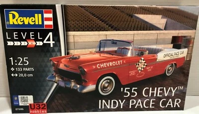 REVELL 07786 Kit 1/25 '55 CHEVY INDY PACE CAR - Photo 1/2