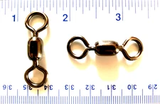 25 GT Super Strong Black Nickel Crane Swivels Size 6/0 - 340# Test
