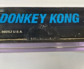 GLOSS NES-GP Donkey Kong 2nd Print feat. Jumpman Mario CGC 8.0 CiB NOT SEALED