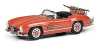 Schuco 450268900 - 1:43 Mb 300SL Skiurlaub Rot, Limitiert ** Neu & Ovp **