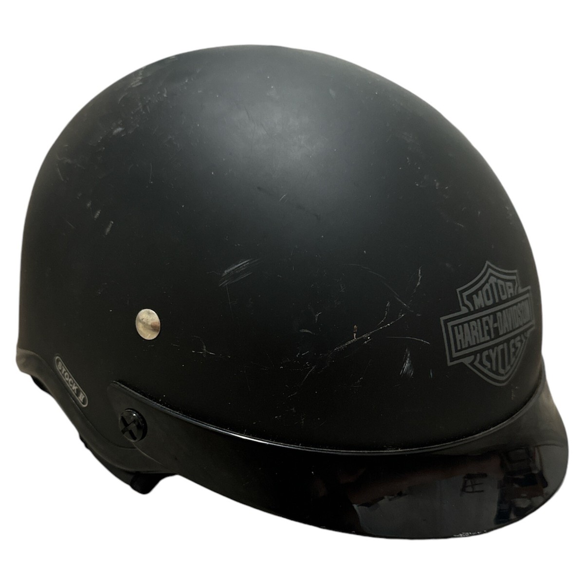 Harley-Davidson 半帽ヘルメット ブラック Harley-Davidson Black Medium Motorcycle Half Helmet Bucket