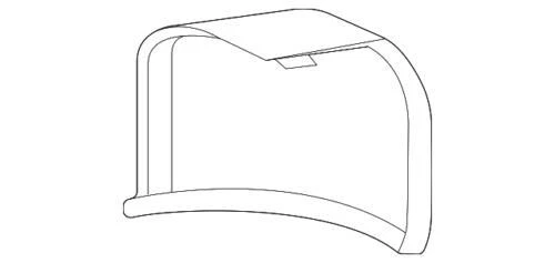 Cubierta de espejo para Land-Rover (N/P LR137465)