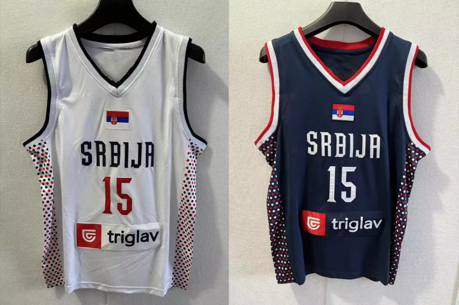 Basketball Jersey Men BASKETBALL JERSEY AND SHORTS OF SERBIA