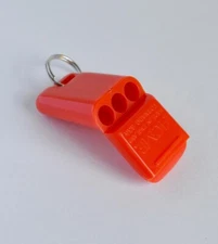 Acme Tornado  Whistle No 635,  In 6 Colors Black, Blue,Orange, Red White Yellow 