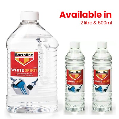 Bartoline White Spirit 2 Litre Paint Thinner Solvent Paint Brush ...
