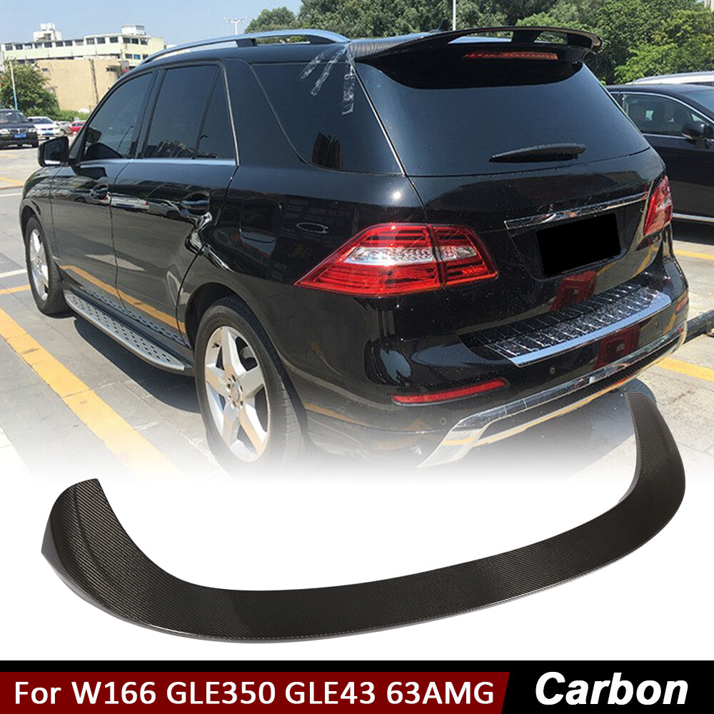 For Benz GLE Class W166 GLE350 GLE43 63 CARBON FIBER Rear Roof Spoiler Top Wing