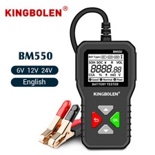 BM550 Autobatterietester 6V 12V 24V Batterietester Kfz mit Batteriestatusprüfung
