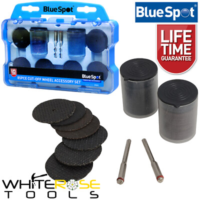 BlueSpot Rotationswerkzeug Trennscheiben-Zubehör-Set 85-teilig