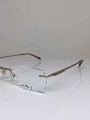 Lanvin sunglasses rimless eyewear Lanvin LNV2119 Rimless Eyeglasses 700 Gold 55mm – Stepani Style main image 2