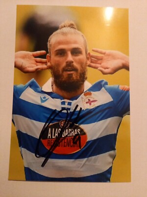 Signiertes Foto Christian Santos Deportivo La Coruna NEU (3)