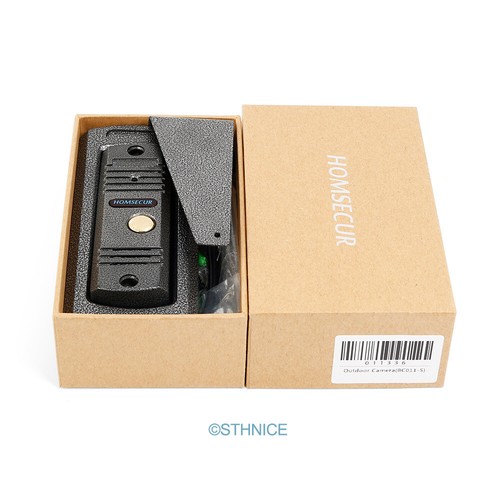 HOMSECUR 7" Kit Interphone Vidéo Appel Entrée Menu Français Pour Sécurité Maison - Bild 4 von 9