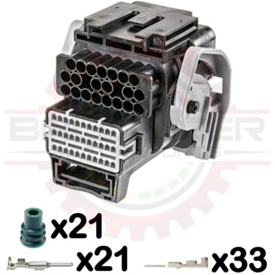 54 Way Mixed 090+040 Yazaki Receptacle Connector Kit (Engine Side