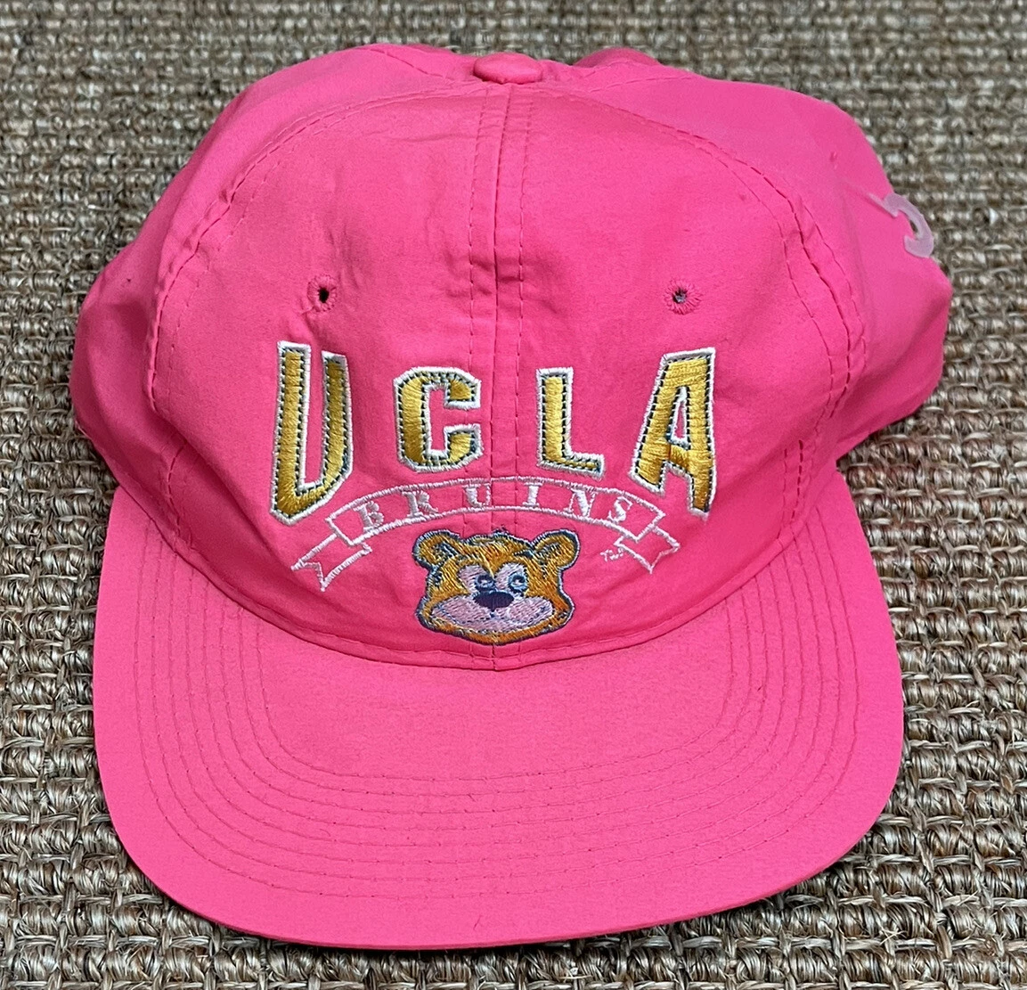 VINTAGE Rare UCLA Bruins Hot Neon Pink NCAA College The