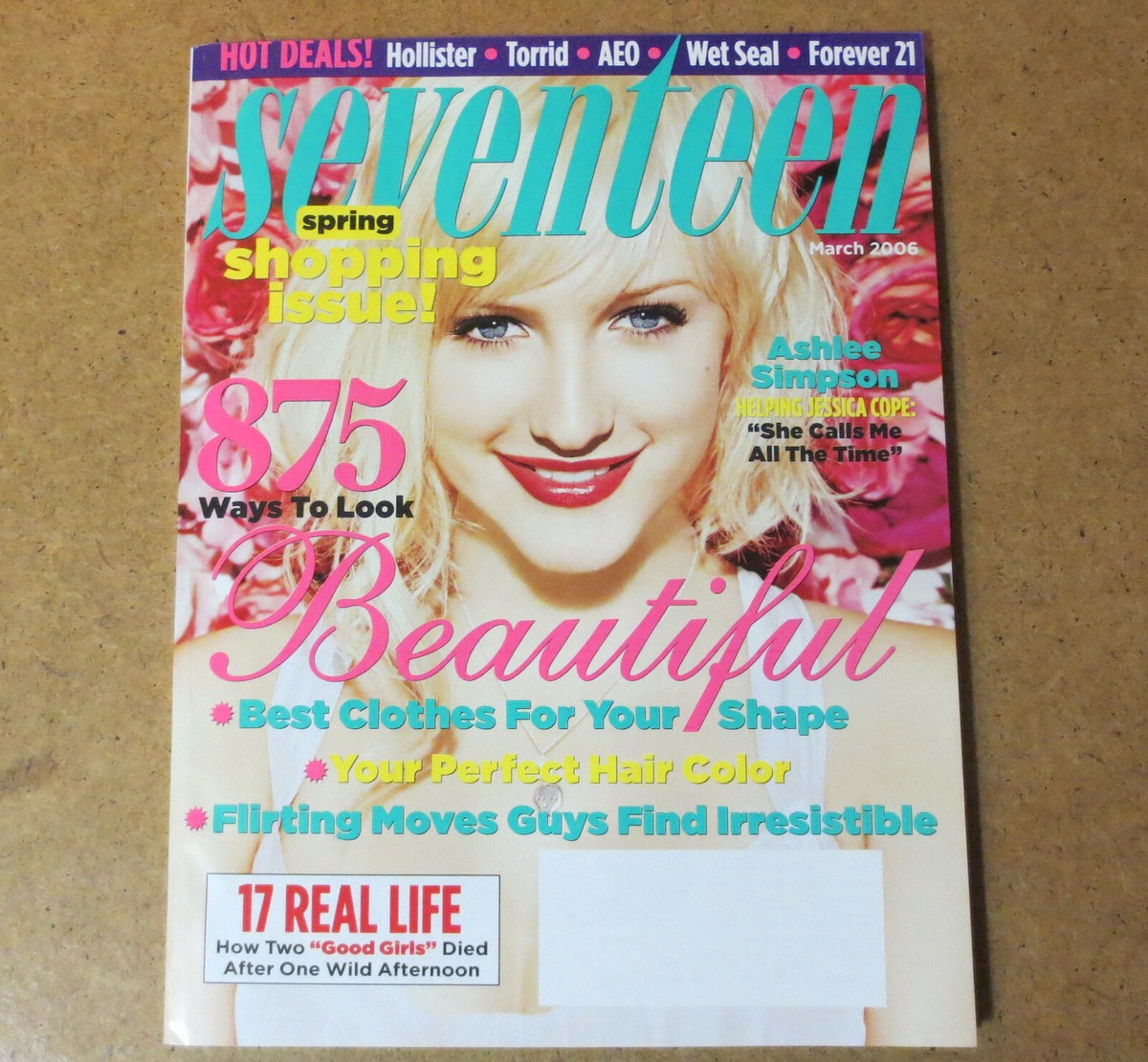 Seventeen Magazine Ashlee Simpson | eBay