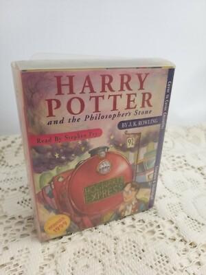 Harry Potter & the Philosopher's Stone Audio Book Cassette Tapes Stephen Fry
