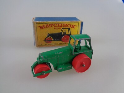 Lesney Matchbox Series 1 Aveling Barford Road Roller mit Repro Box (7881)