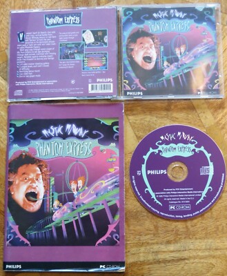 Mystic Midway - Phantom Express von Philips (PC CD-ROM, 1995) - Disk sieht unbenutzt aus