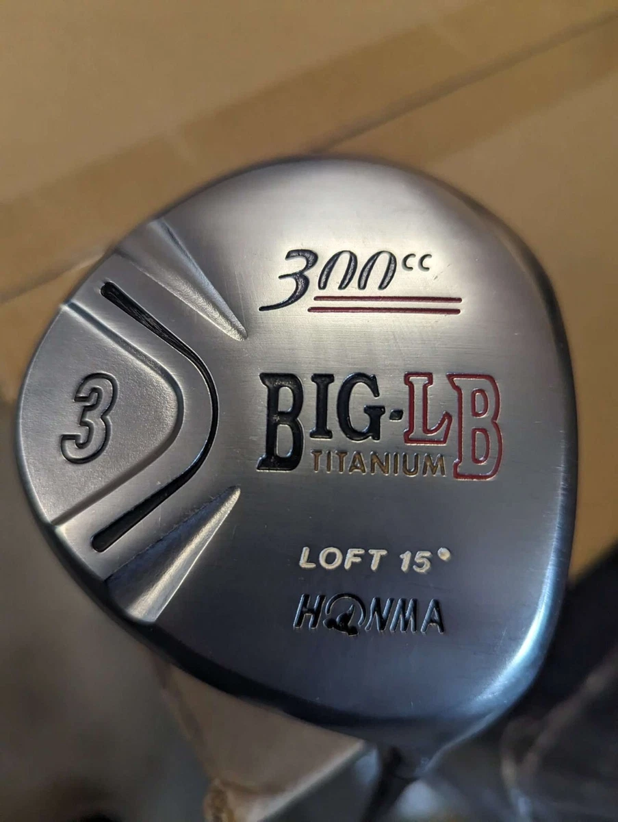 HONMA BIG-LB 300cc & Twin Marks 15° HONMA BIG-LB 300cc TITANIUM, Fairway 3-Wood | eBay