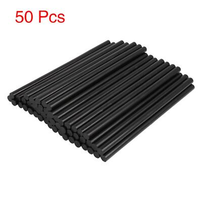 50 Pcs 7mm x 150mm Black Paintless Dent Repair Hot Melt Glue Sticks for Car