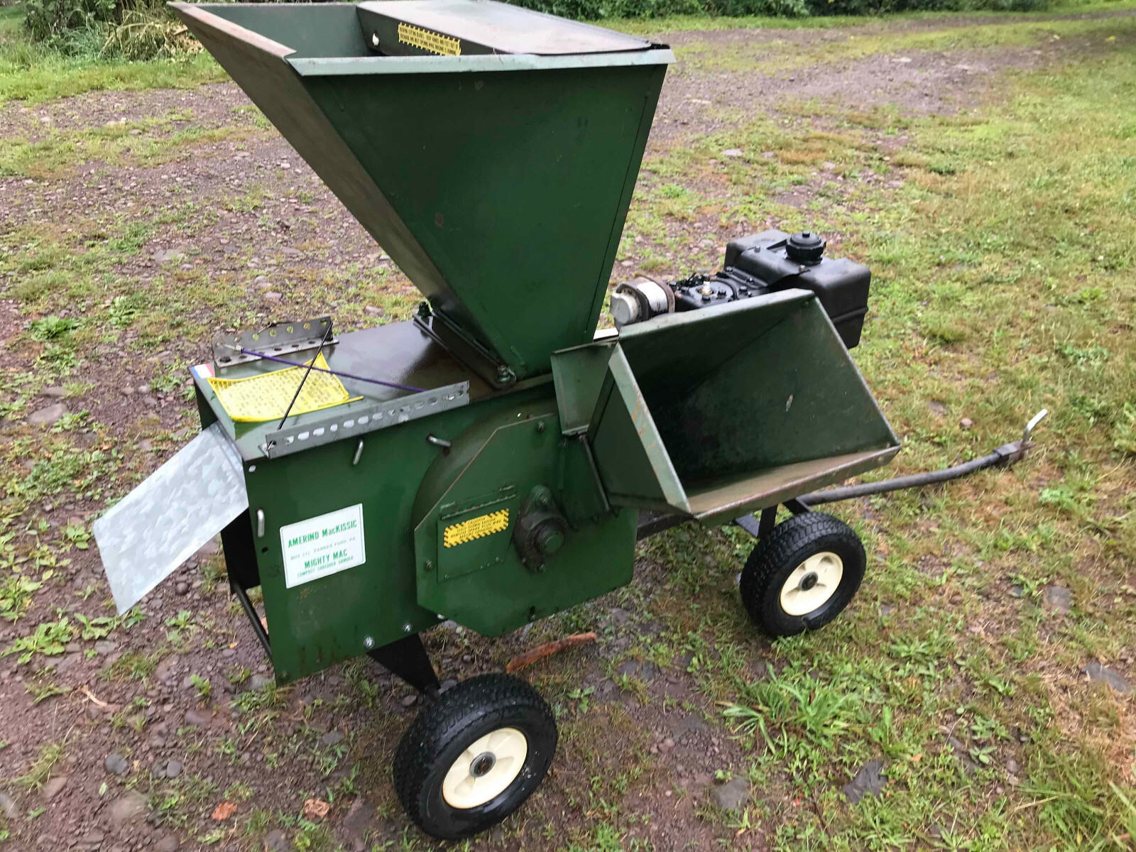 mighty mac wood chipper eBay