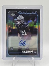 2024 Topps Chrome Football - Base Auto Variation #RA-CC Caelen Carson (RC)