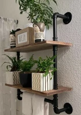 Industrial Pipe Shelving,Iron Pipe Shelves Industrial Bathroom Shelves