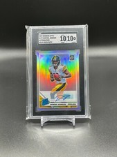 2019 Donruss Optic Auto Holo #38/99 Diontae Johnson SGC 10 Auto 10 Steelers