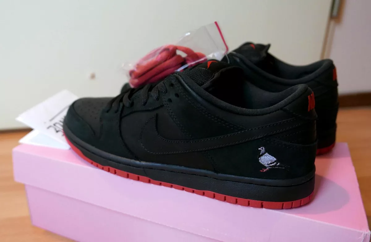 Nike dunk shop low black pigeon