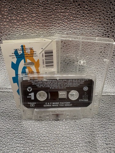 Vintage C+C Music Factory - Gonna Make You Sweat - Cassette Tape - Imagen 3 de 5