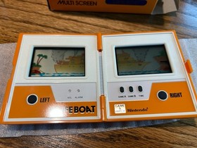 Nintendo Game & Watch LIFE BOAT TC-58 1983 in Box Rare 80&rsquo;s Working Condition