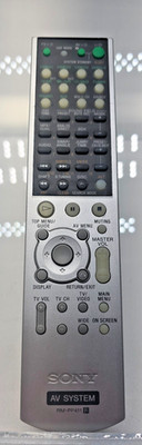 Original Sony RM-PP411 AV System Receiver Remote Control OEM Authentic Tested