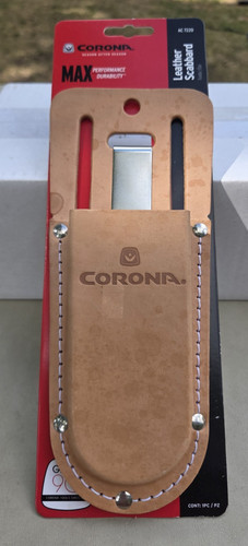 Corona AC 7220 Top Grain Leather Scabbard with Clip pruners, saws + more