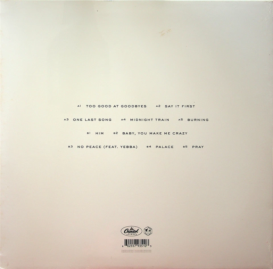 SAM SMITH- The Thrill Of It All LP (NEW** 2017 White Vinyl) Too Good at Goodbyes - Image 2 of 2