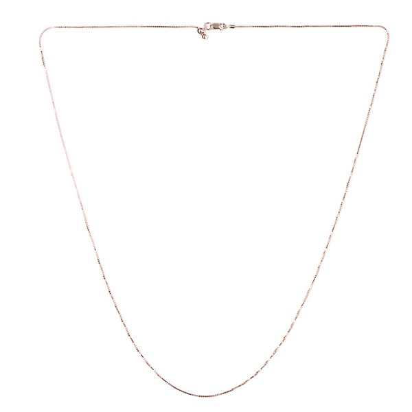 Cavill Silber Veneziakette Damen 61 Cm 925 Sterling Silber RoséVergoldet Elegant-image