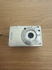 Sony Cyber-shot DSC-W50 6.0MP Digital Camera - Silver With Battery No Charger