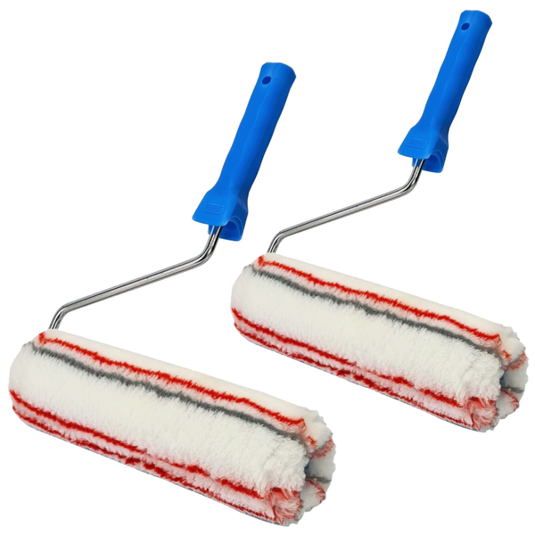 2X Farbroller Malerroller Farbwalze Malerwalze 6Cm X 22Cm Ersatzrolle SteckbüGel-image